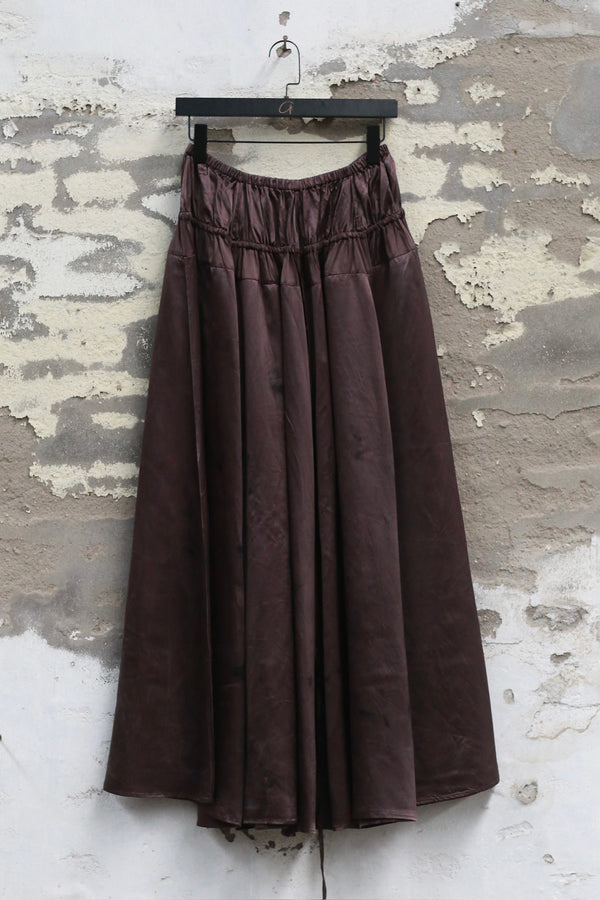Mutedance 25 Autumn/Winter Double Drawstring Waist Skirt Plant Dye Highly Handcrafted MD-MD25FW90-purple (MD25FW89)